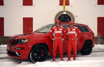 thumb Fernando Alonso and Felipe Massa with the SRT8