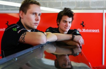 th Allan Simonsen (left) and Dominik Farnbacher