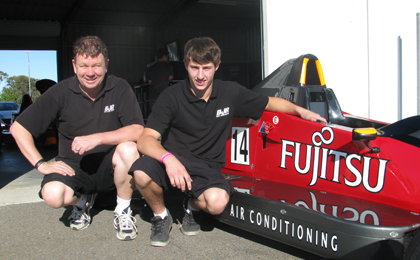 thumb Brad and Macauley Jones at Winton