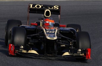 thumb Romain Grosjean aboard the Lotus