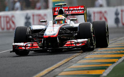 thumb Lewis Hamilton will start the Australian Grand Prix from pole position