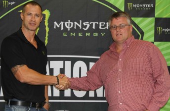 thumb Monster Energy's Adrian Hunter and Kevin Williams - MX Nationals promoter