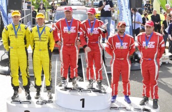 Atko win Atkinson won last year's New Caledonia event but will be hard pressed this year by Swede PG Andersson