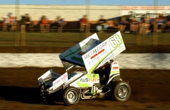 thumb Cameron Gessner won the Queensland Sprintcar Title (PIC: Wade Aunger/Stock)
