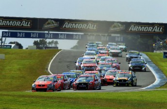 thumb The V8 Supercars at Phillip Island last year