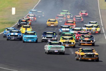 thumb John Bowe leads the field at Eastern Creek last year