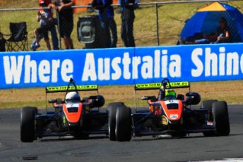 thumb James Winslow and Steel Guiliana celebrate a one-two finish for Team BRM