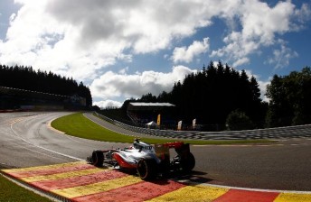 thumb Jenson Button drove into the distance at Spa