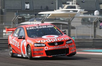 thumb Jamie Whincup's TeamVodafone Holden set the pace in Practice 2