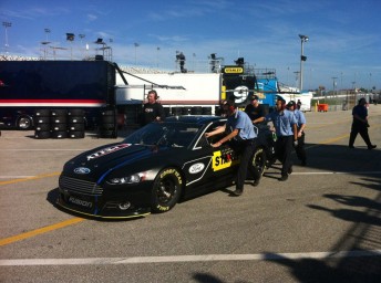Ambrose's Ford NASCAR is rolled out for testing