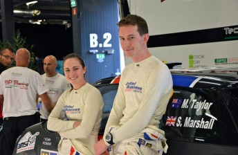 Molly Taylor and co-driver Seb Marshall