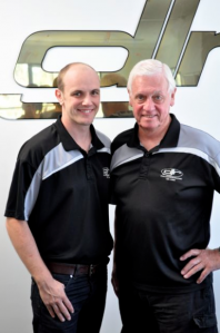 Tim Blanchard and Dick Johnson