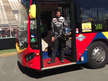 Rick Kelly is supporting the MAC and Clipsal 500's free public transport initiative