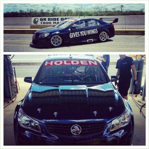 After the team's test yesterday, Holden squad Red Bull Racing released this image via social media today