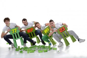 They are a close knit bunch at Staring's Go&Fun Gresini Team!