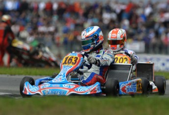 Gladstone driver Jason Faint was also in action across the weekend. (Pic: KSP)