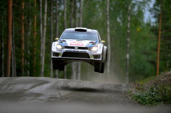 Sebastien Ogier jumped into the lead