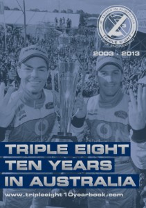 Triple Eight book goes on sale from today