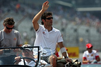 Webber's first year at Red Bull in 2007 alongside David Coulthard
