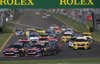The V8 Supercars at Albert Park earlier this year