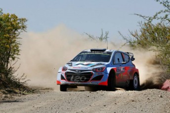 Atkinson shaking down his Hyundai