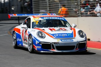 Warren Luff wins again in the Carrera Cup