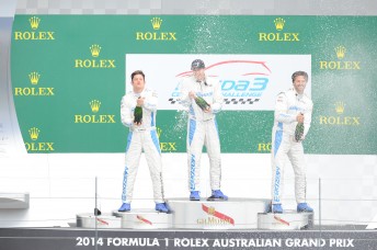 Emerton celebrates with Mills and Robards