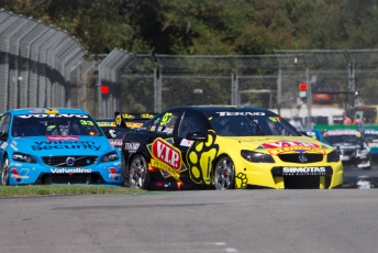 Shane van Gisbergen won three of the four races at Albert Park