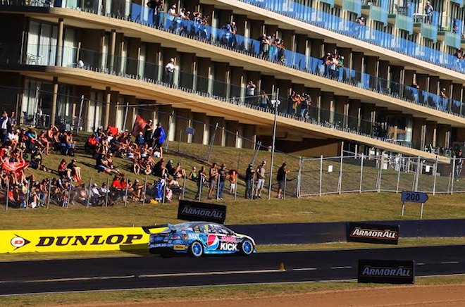 A clockwise run around Mount Panorama would create some unique sights