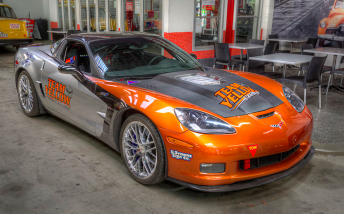 Steven Johnson will steer a Corvette on Saturday at Targa Tasmania