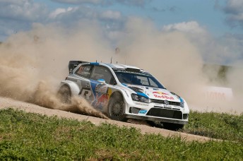 Ogier took maximum points in Poland
