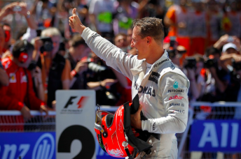 Michael Schumacher during his final season in F1