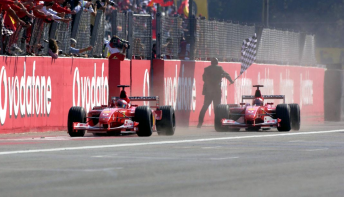 Monza's atmosphere was electric when Rubens Barrichello and Michael Schumacher led Ferrari to a one-two at the magical track in 2002