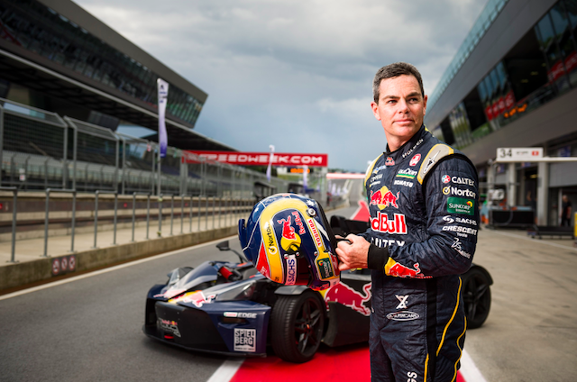 Craig Lowndes with the KTM at the Red Bull Ring