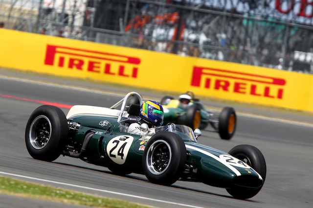 David Brabham behind the wheel of his father's 1960 Cooper Climax