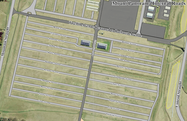 The layout of the roads