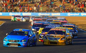 McLaughlin and Caruso would eventually collide while disputing the lead