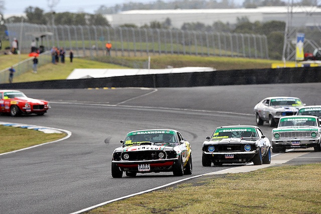 John Bowe leads the way in Touring Car Masters