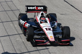 Will Power led 229 of the 250 laps to claim his maiden short track win