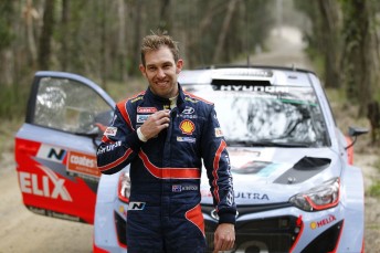 Chris Atkinson ready to finish Rally Australia with a blast