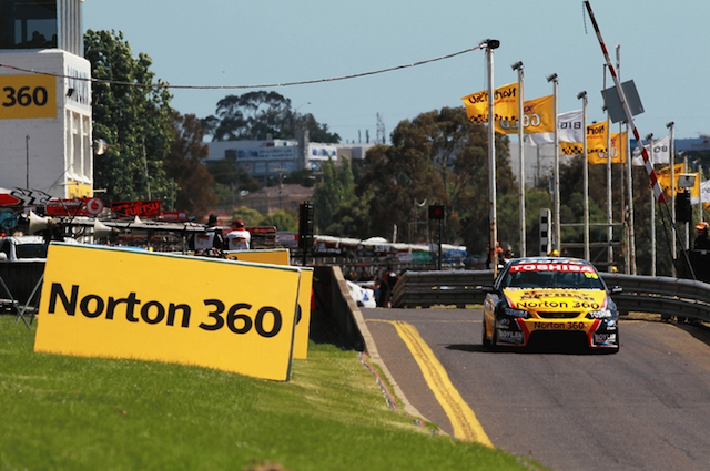 Norton's time in V8 Supercars included sponsorship of the Sandown event