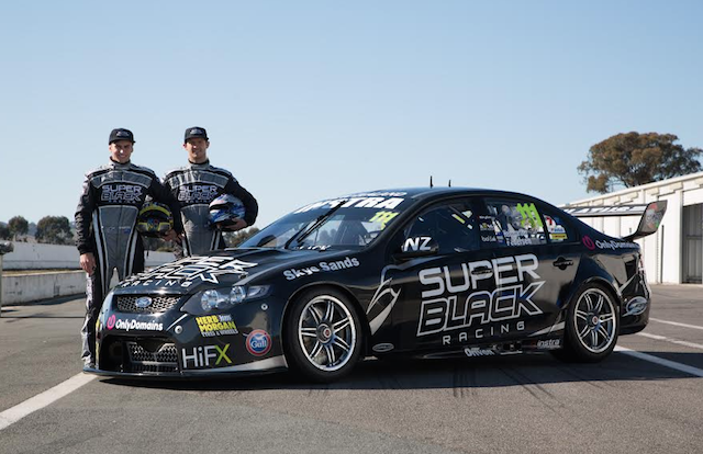 Heimgartner and Pedersen with the Super Black Falcon