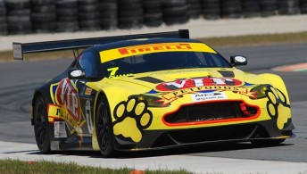 Tander took Quinn's Aston to pole position