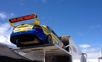 Gracie's car was at Phillip Island last weekend ahead of its move from Melbourne to the Gold Coast