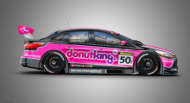 Tony Alford's MARC Focus V8 will run a Donut King livery