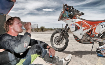 Australia's Toby Price has moved to fifth overall on his Dakar Rally debut