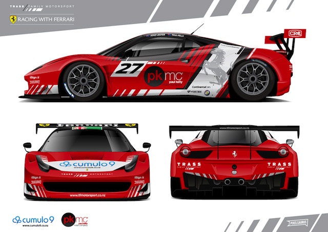 New Zealand's Trass Family Ferrari team has picked up a major sponsor since its stirring Australian debut in the Bathurst 12 Hour