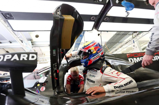 Mark Webber jumped back behind the wheel of the Porsche 919
