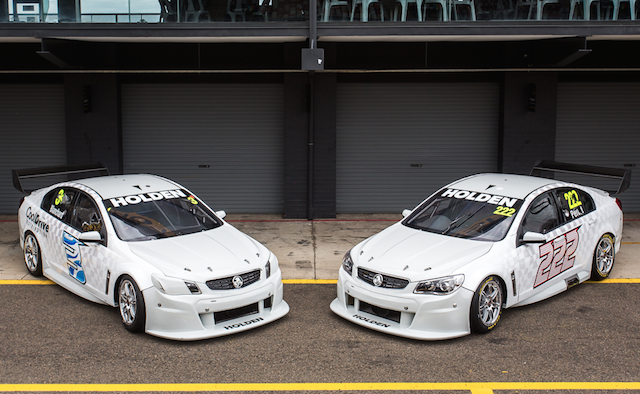 Lucas Dumbrell's cars are running in white