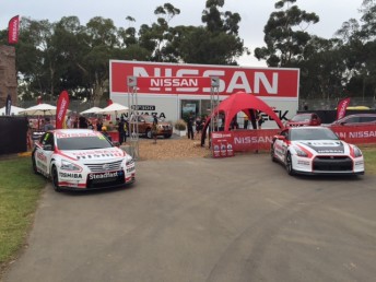 Nissan's Clipsal 500 display